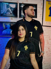 CAMISETA PORTUGAL VERSION ESPECIAL NEGRA