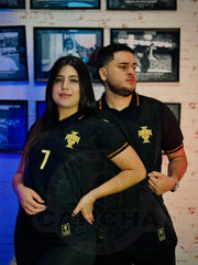 CAMISETA PORTUGAL VERSION ESPECIAL NEGRA