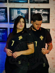 CAMISETA PORTUGAL VERSION ESPECIAL NEGRA