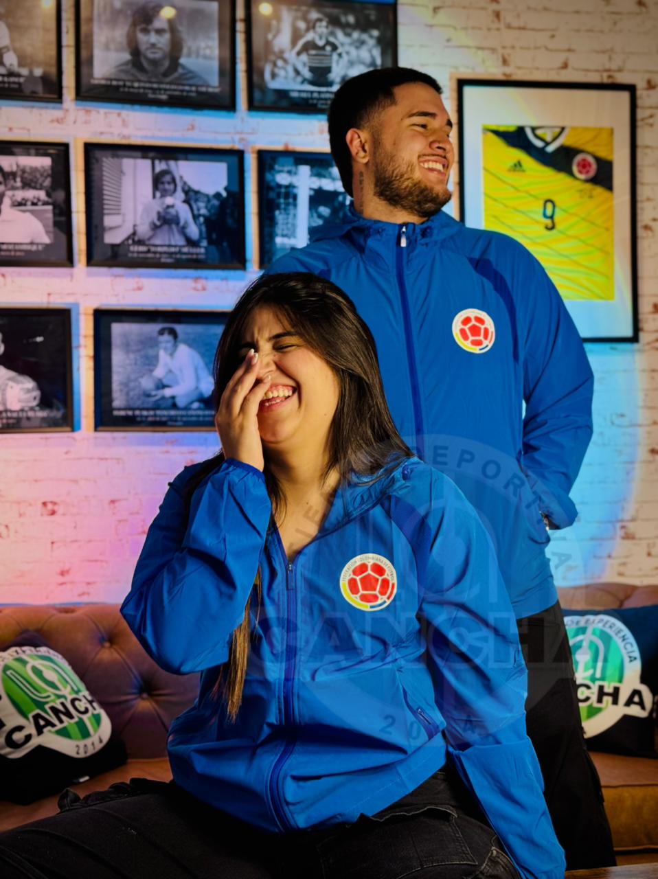 CHAQUETA SELECCION COLOMBIA 2026 AZUL