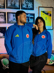 CHAQUETA SELECCION COLOMBIA 2026 AZUL