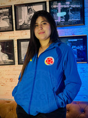 CHAQUETA SELECCION COLOMBIA 2026 AZUL