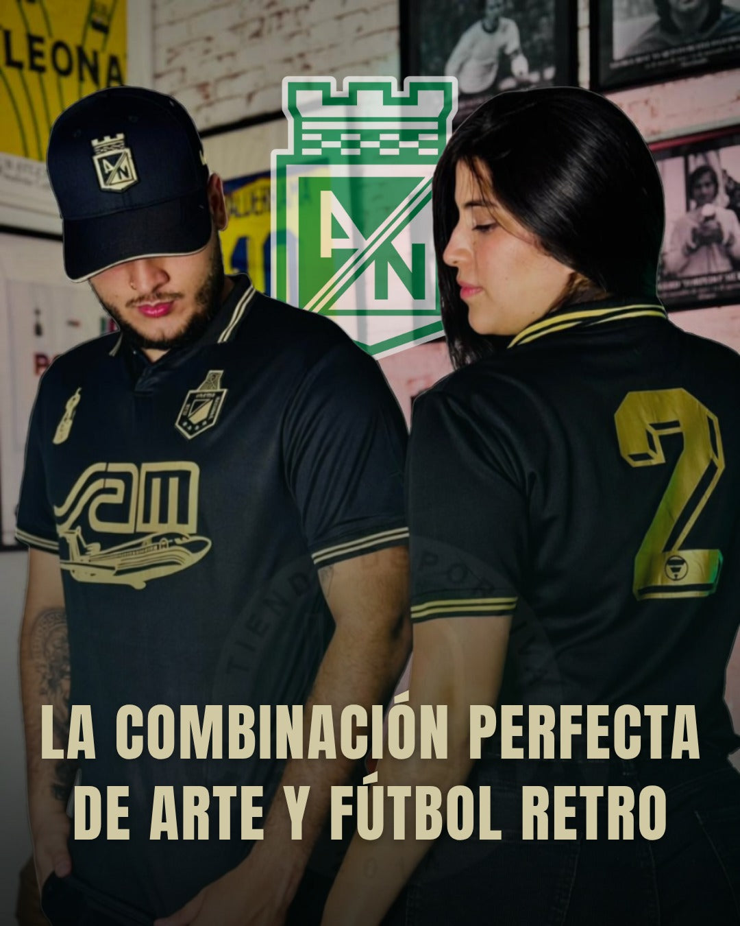 CAMISETA NACIONAL RETRO NEGRA SAM 1991