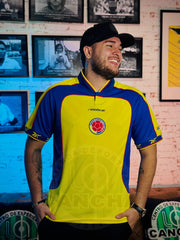 CAMISETA SELECCION COLOMBIA RETRO LOCAL 2001