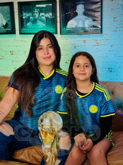 CAMISETA COLOMBIA VISITANTE 2026 NIÑO