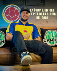 CAMISETA SELECCION COLOMBIA RETRO LOCAL 2001