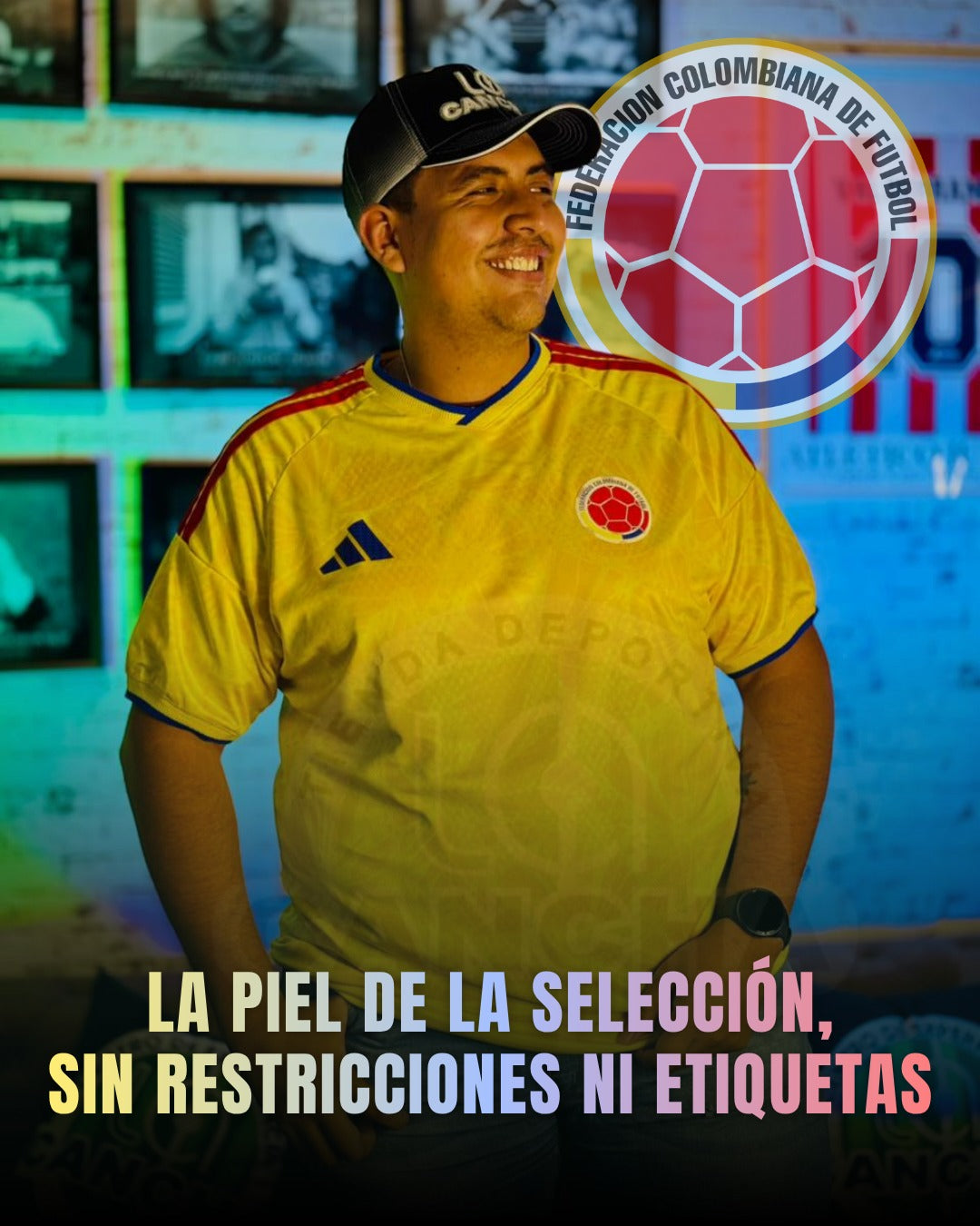 CAMISETA COLOMBIA LOCAL 2026 TALLA GRANDE