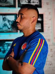 CAMISETA SELECCION COLOMBIA DNA AZUL 2026