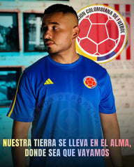 CAMISETA SELECCION COLOMBIA DNA AZUL 2026