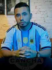 CAMISETA ARGENTINA LOCAL 2026 PARCHES