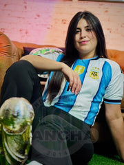 CAMISETA ARGENTINA LOCAL 2026 PARCHES