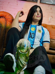 CAMISETA ARGENTINA LOCAL 2026 PARCHES