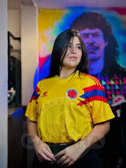 CAMISETA SELECCION COLOMBIA LOCAL 1990