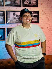 CAMISETA COLOMBIA VERSION ESPECIAL 100 AÑOS TALLA GRANDE