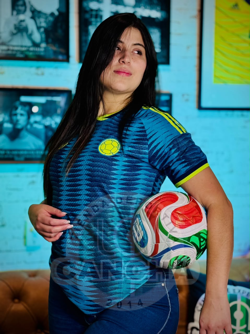 CAMISETA SELECCION COLOMBIA DAMA VISITANTE 2026