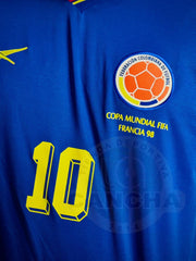 CAMISETA COLOMBIA RETRO VISITANTE 1998