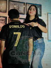 CAMISETA PORTUGAL VERSION ESPECIAL NEGRA