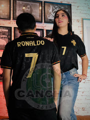 CAMISETA PORTUGAL VERSION ESPECIAL NEGRA