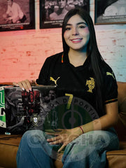 CAMISETA PORTUGAL VERSION ESPECIAL NEGRA