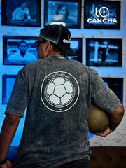 CAMISETA VERSION ESPECIAL COLOMBIA ACID WASH