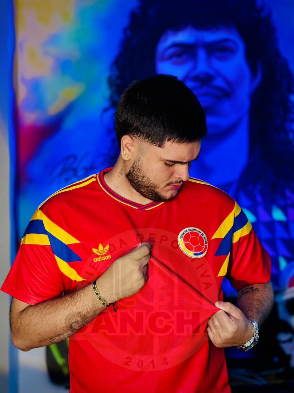CAMISETA SELECCIÓN COLOMBIA VISITANTE 1990