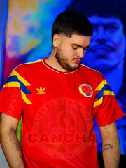 CAMISETA SELECCIÓN COLOMBIA VISITANTE 1990