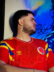 CAMISETA SELECCIÓN COLOMBIA VISITANTE 1990