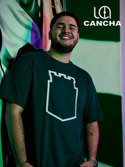 CAMISETA ATLETICO NACIONAL CONTORNO DE ESCUDO VERDE