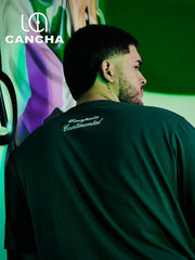CAMISETA ATLETICO NACIONAL CONTORNO DE ESCUDO VERDE