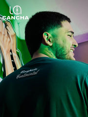 CAMISETA ATLETICO NACIONAL CONTORNO DE ESCUDO VERDE