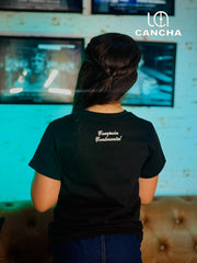 CAMISETA ATLETICO NACIONAL NIÑO CONTORNO DE ESCUDO NEGRO