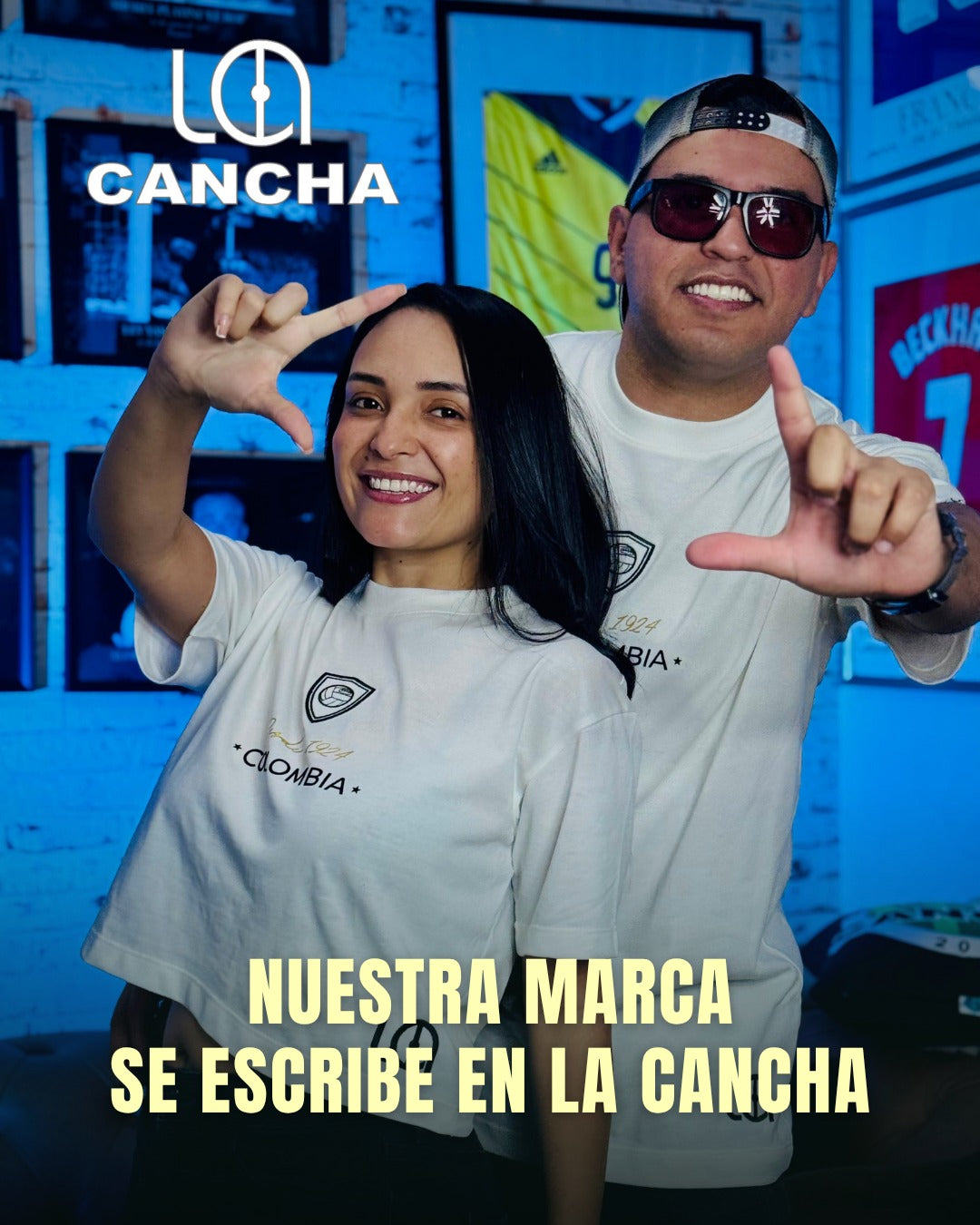 CAMISETA VERSION ESPECIAL COLOMBIA BLANCA