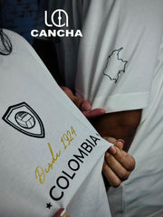 CAMISETA VERSION ESPECIAL COLOMBIA BLANCA