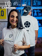CAMISETA VERSION ESPECIAL COLOMBIA BLANCA
