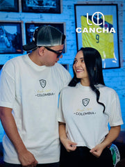 CAMISETA VERSION ESPECIAL COLOMBIA BLANCA