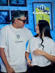 CAMISETA VERSION ESPECIAL COLOMBIA BLANCA