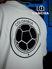 CAMISETA VERSION ESPECIAL COLOMBIA BLANCA