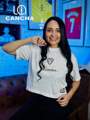 CAMISETA VERSION ESPECIAL COLOMBIA BLANCA
