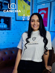 CAMISETA VERSION ESPECIAL COLOMBIA BLANCA