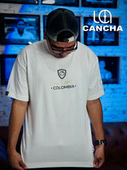 CAMISETA VERSION ESPECIAL COLOMBIA BLANCA