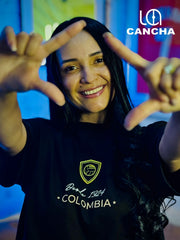 CAMISETA VERSION ESPECIAL COLOMBIA NEGRA