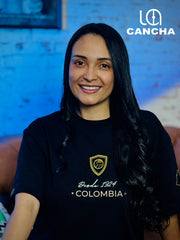 CAMISETA VERSION ESPECIAL COLOMBIA NEGRA