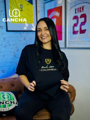 CAMISETA VERSION ESPECIAL COLOMBIA NEGRA