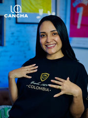 CAMISETA VERSION ESPECIAL COLOMBIA NEGRA