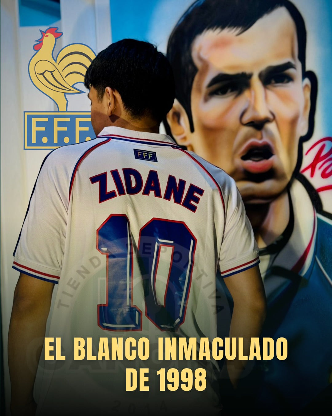 CAMISETA FRANCIA RETRO VISITANTE 1998