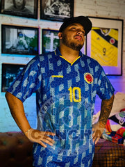 CAMISETA SELECCION COLOMBIA VISITANTE 1994  TALLA GRANDE