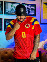 CAMISETA SELECCIÓN COLOMBIA VISITANTE 1990 TALLA GRANDE