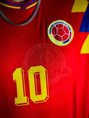 CAMISETA SELECCIÓN COLOMBIA VISITANTE 1990 TALLA GRANDE