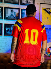 CAMISETA SELECCIÓN COLOMBIA VISITANTE 1990 TALLA GRANDE