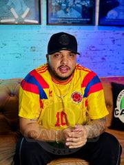 CAMISETA SELECCIÓN COLOMBIA LOCAL 1990 TALLA GRANDE